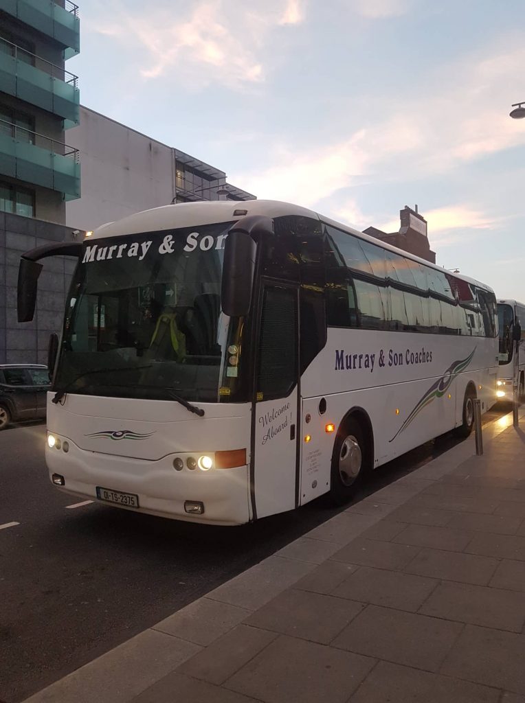 Murray & Son Coaches’ white school bus service